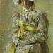 Portrait of Nadezhda Zabela-Vrubel, the Artist's Wife, in an Empire Dress